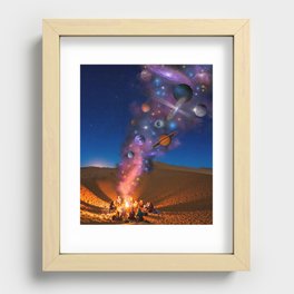 Universal Bonfire  Recessed Framed Print