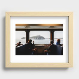 Seattle Ferry Window Recessed Framed Print