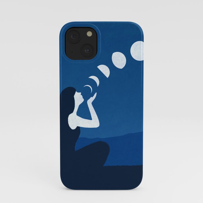 Moon phases iPhone Case