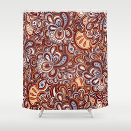 pattern with many lines and details. Ethnic pattern. Bright pattern. Summer. Cinco de mayo. Ethnic background. Shower Curtain