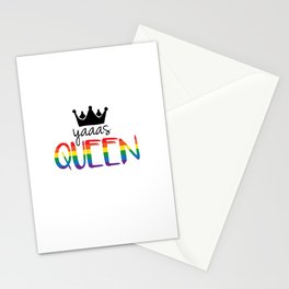 Gay Pride - Yaaas Queen! Stationery Cards