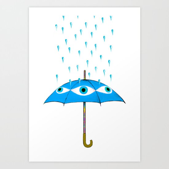 Storms Are Brewing In Your Eyes Art Print