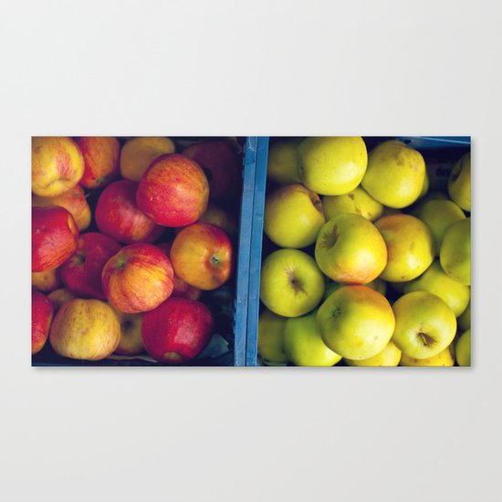 An apple a day. Canvas Print