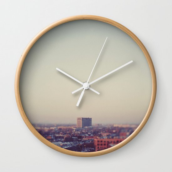 Morning Over Detroit Wall Clock