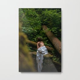 A Faerie on Her Own Metal Print | Hippie, Faerie, Natural, Naturism, Implied, Nature, Nude, Photo, Love, Hdr 
