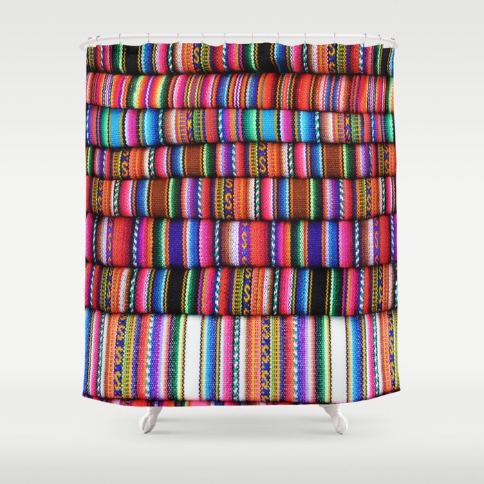 Sol Fabric Shower Curtain
