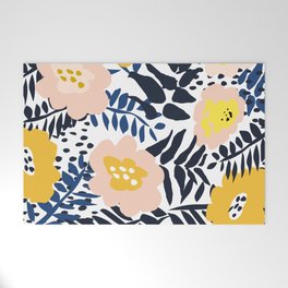 Outdoor: florals matching to design for a happy life Welcome Mat