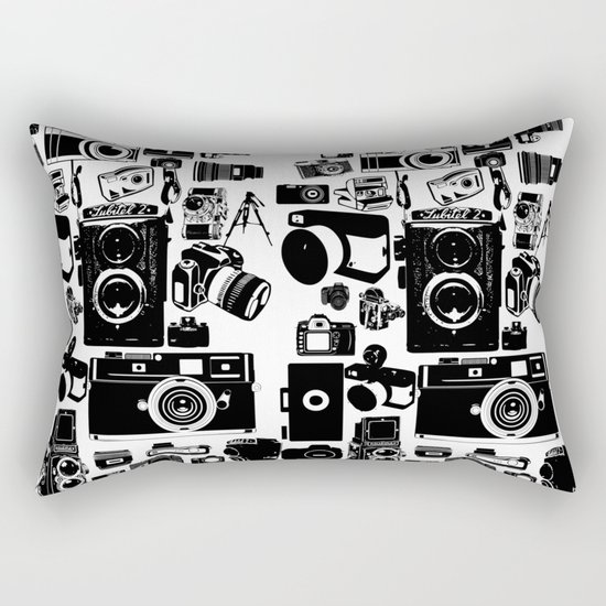 Cameras Rectangular Pillow