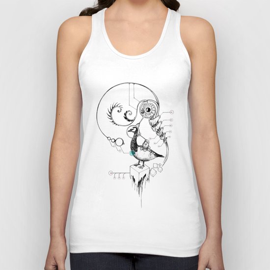 TimeLoopParadox // (metaphysical goose) Unisex Tank Top