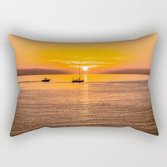 Finish of the day Rectangular Pillow