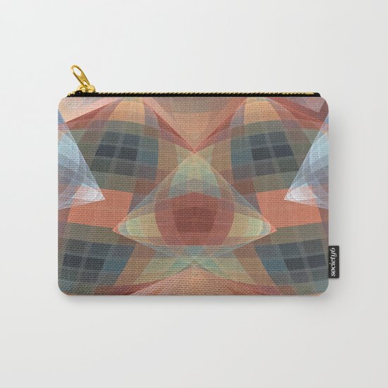 Diamonds and patterns, trendy geometric abstract Carry-All Pouch