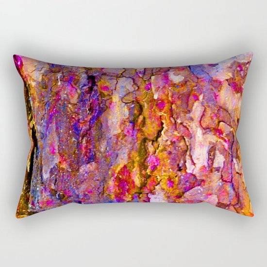 Bark Rainbow Rectangular Pillow