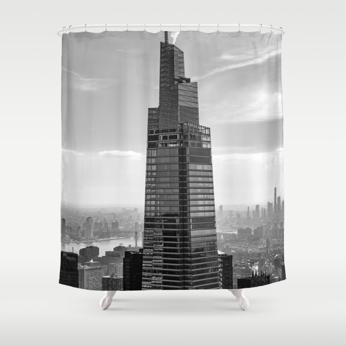 Black and White Photography | New York City Shower Curtain