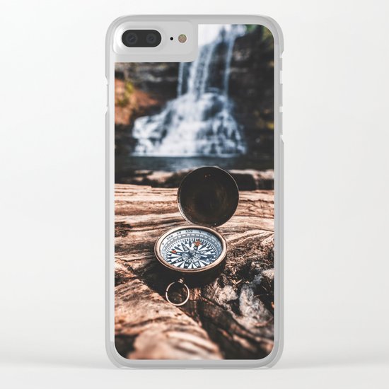 May Your Compass Be True Clear iPhone Case