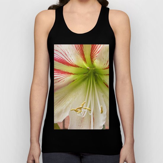 Amaryllis Hippeastrum flower Unisex Tank Top