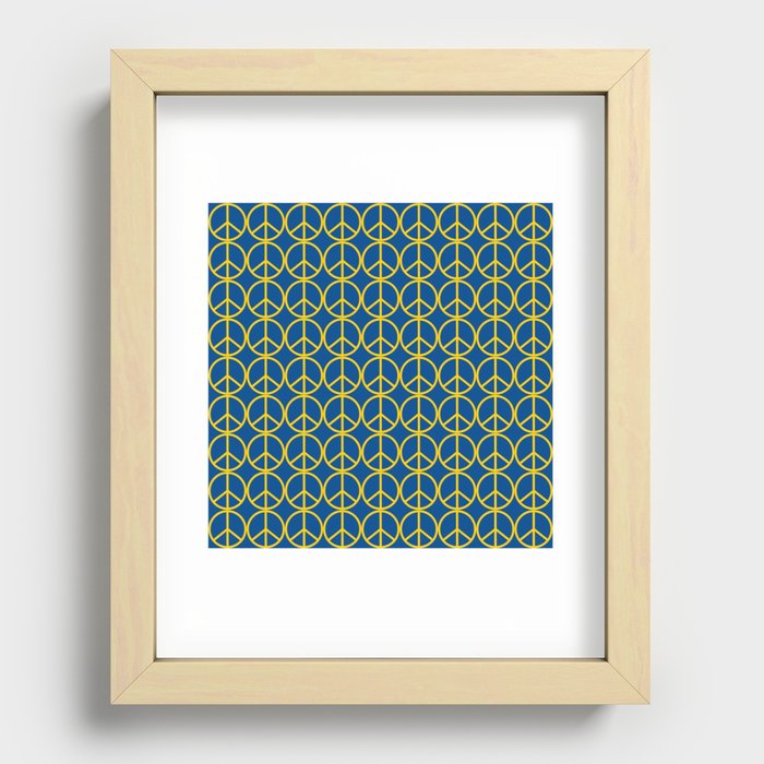 Symbol of peace 11 Recessed Framed Print