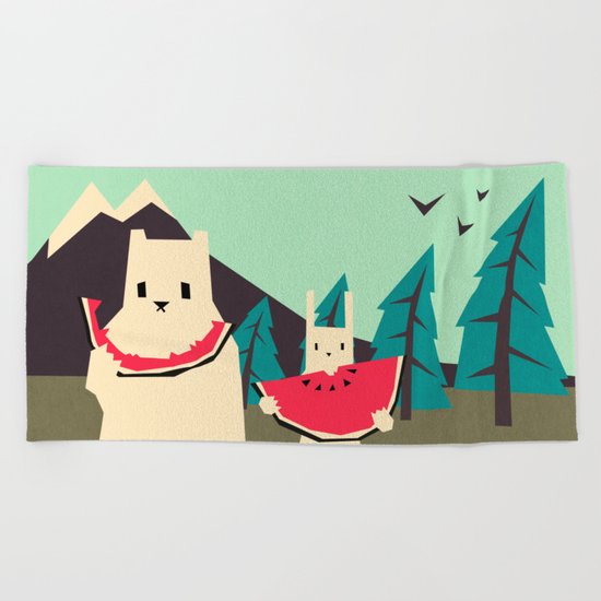 I want moaarrr! Beach Towel