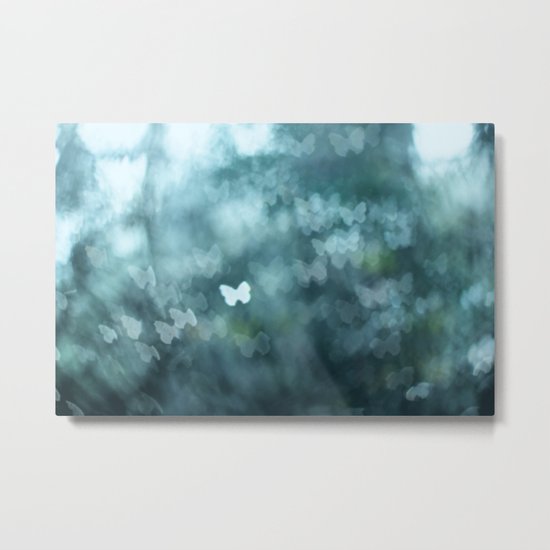 Flutter By Me Metal Print