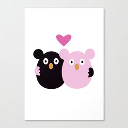 cute Koala friendship Canvas Print