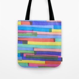 Happy Stripes Tote Bag