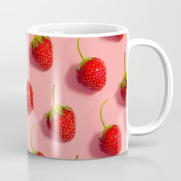 Pink Strawberries Coffee Mug