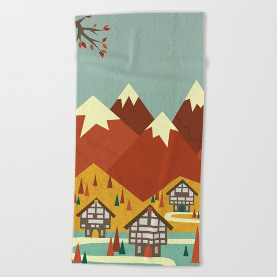 Switzerland Beach Towel