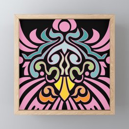 Psychedelic Rorschach Totem Framed Mini Art Print