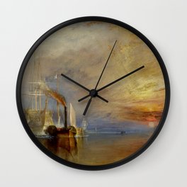The Fighting Temeraire J. M. W. Turner Wall Clock