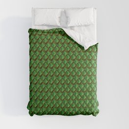 Emerald dragon scales Comforter