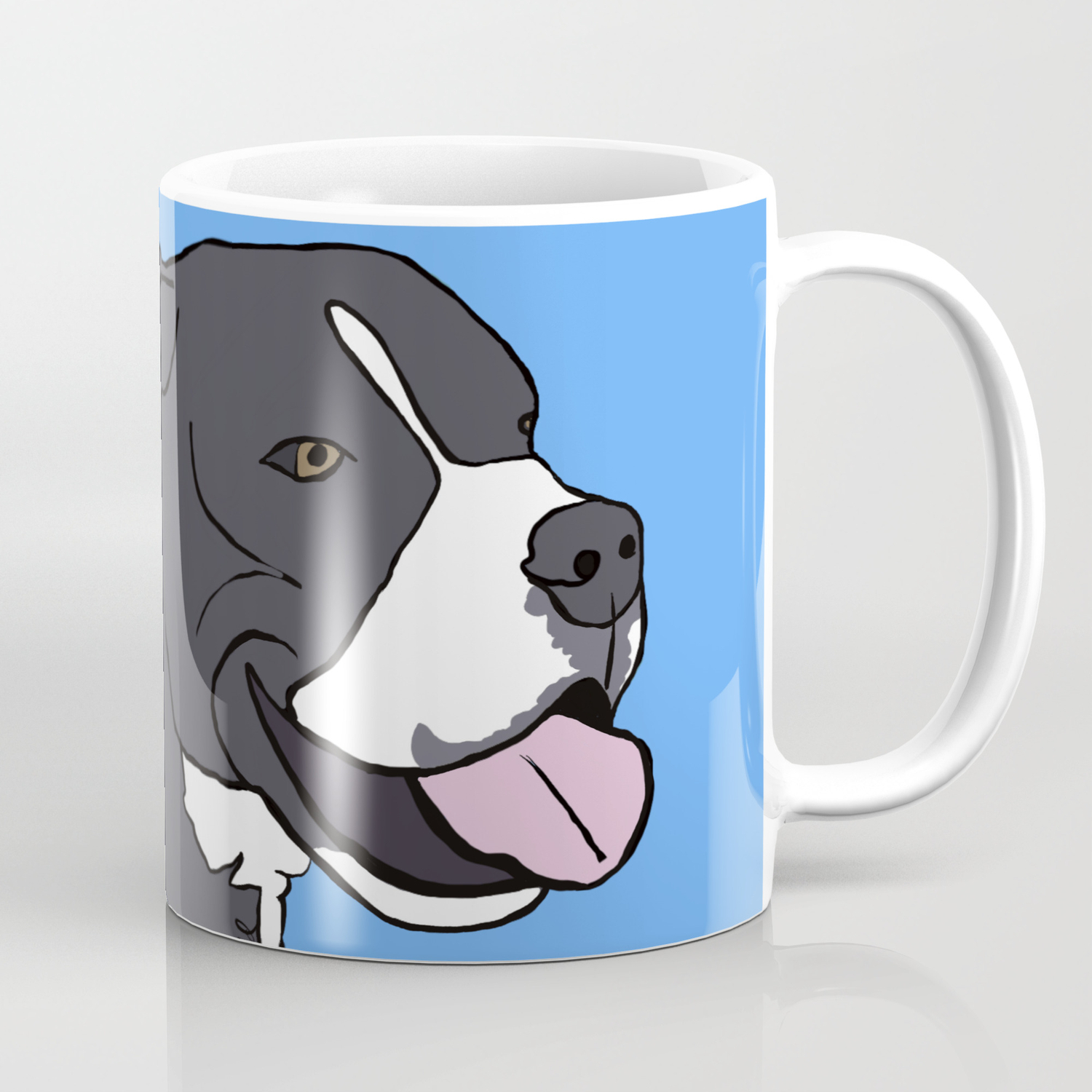 Cash The True Bluenose Pit Bull Coffee Mug By Melindatodd Society6 True Bluenose Pit Bull Coffee Mug