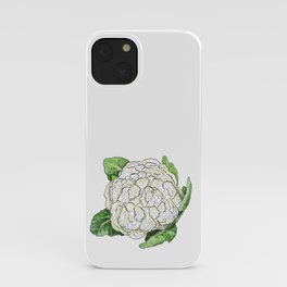 Cauliflower from the Eat Your Veggies Series iPhone Case