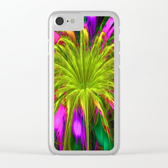 Fiesta Flower III Clear iPhone Case