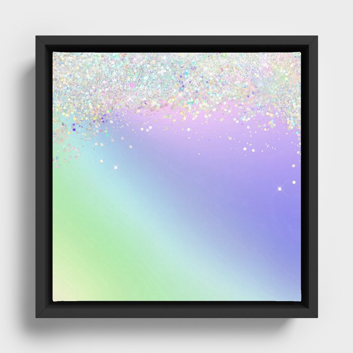 Beautiful Elegant Pattern Design Framed Canvas