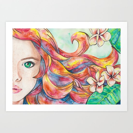 Summer's Child Art Print
