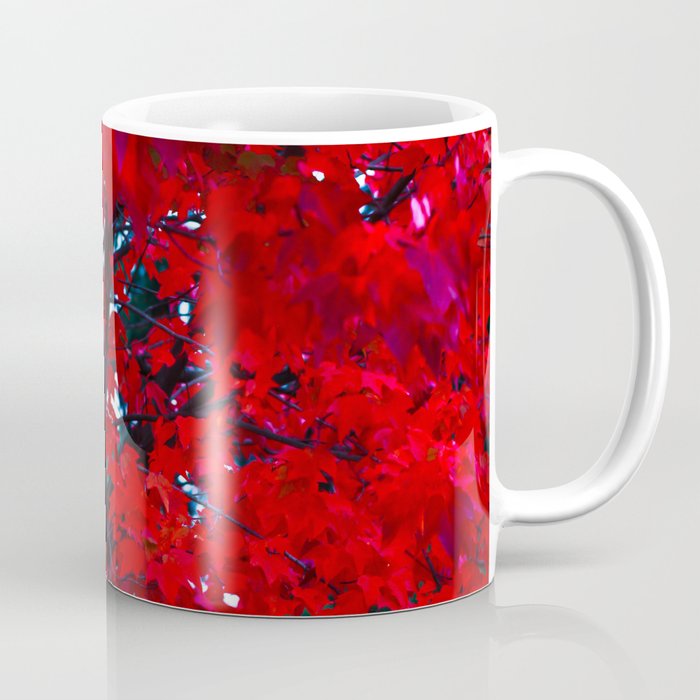 Red Maple leaves Coffee Mug