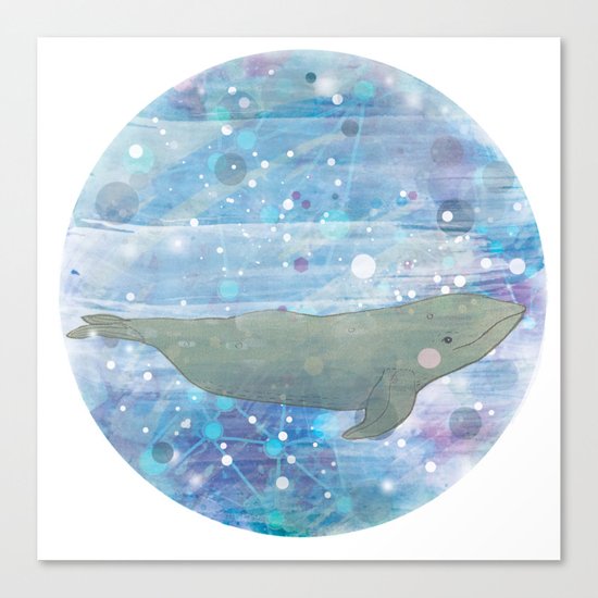 Illustration Friday: Round Canvas Print