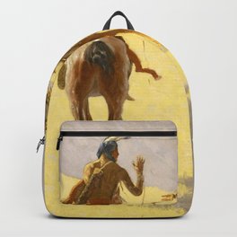 The Parley (1903) by Frederic Remington Backpack