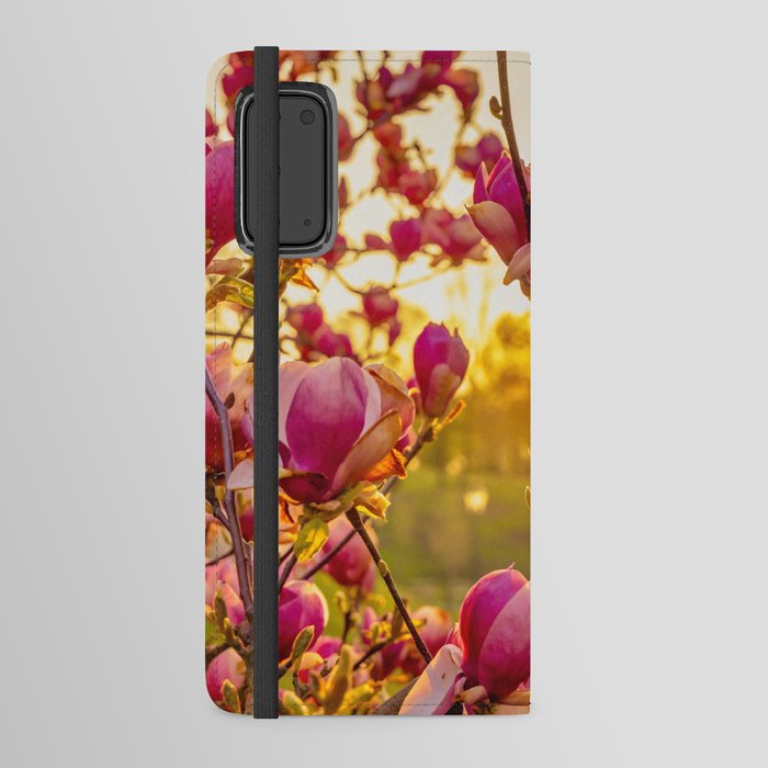 Magnolia in the spring Android Wallet Case