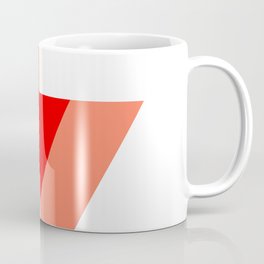 Digital Abstract Composition 22 Coffee Mug | Energy, Overlay, Repetition, Symbol, Red, Contemporary, Abstract, Orange, Pop Art, Graphicdesign 