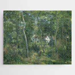 Edge of the Woods Near L'Hermitage, Pontoise  Jigsaw Puzzle