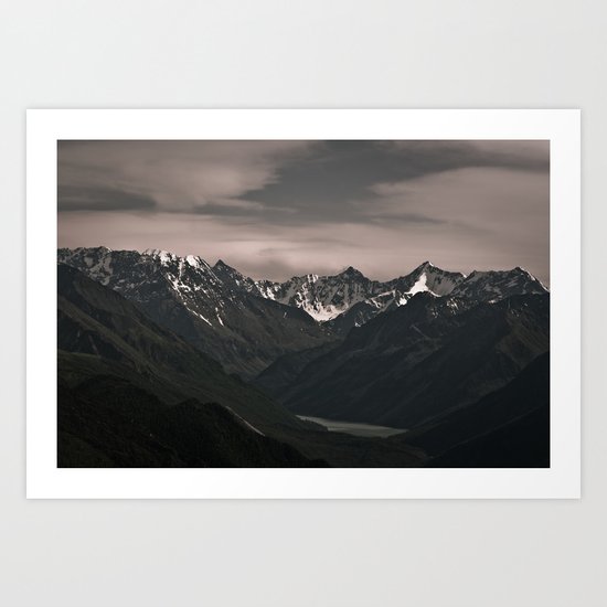 where the river begins Art Print