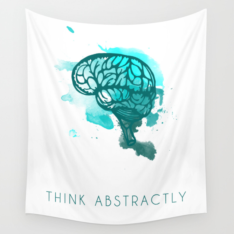 Think Abstractly Wall Tapestry By Zoieengman Society6