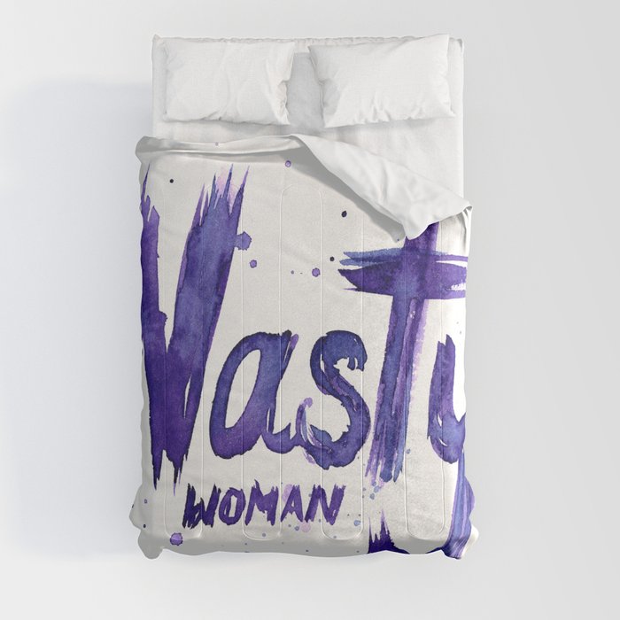 Nasty Woman Art Such a Nasty Woman Watercolor Comforter