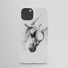 Arabian horse drawing iPhone Case
