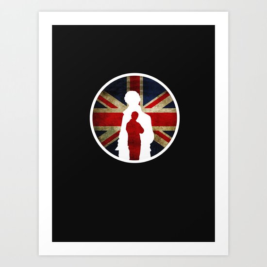 Queen and Country (Sherlock BBC) Art Print