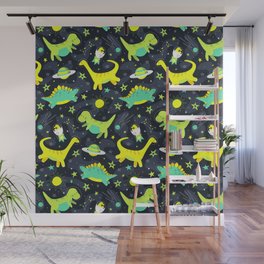 Space Dinosaurs Wall Mural