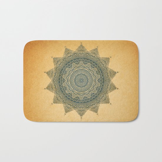 Sun Symbol Bath Mat