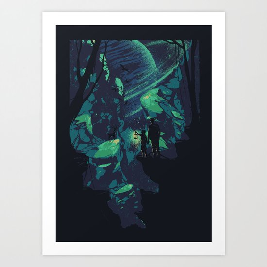 Cosmic Canyon Art Print