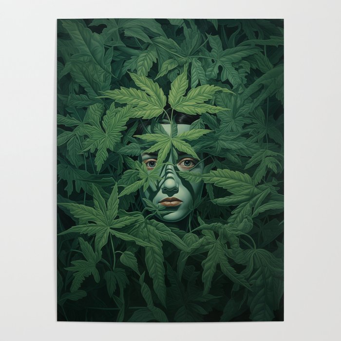 Leafy Stranger (larger version) Poster