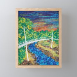 2018 Liberty Bridge Framed Mini Art Print